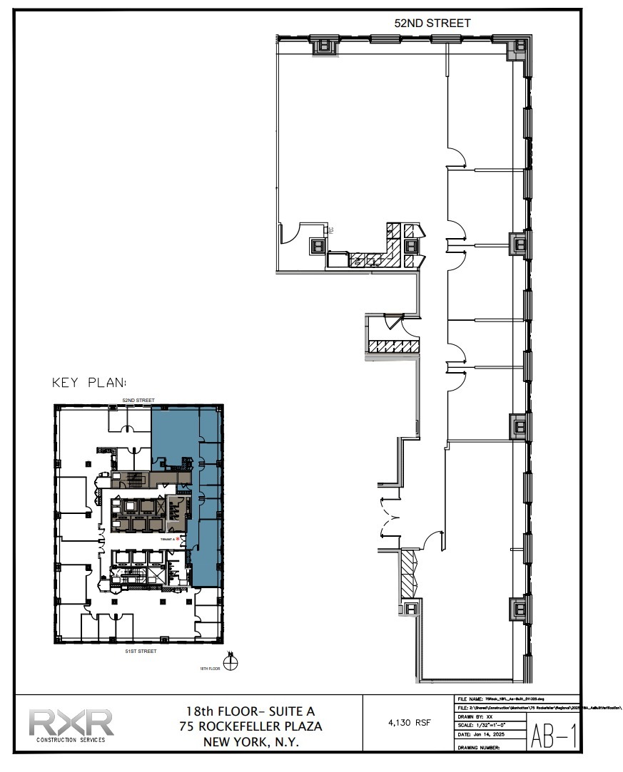 75 Rockefeller Plaza, New York, NY for lease Floor Plan- Image 1 of 1