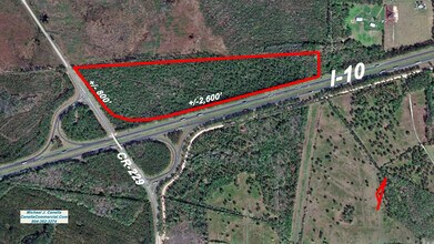 I-10 & CR-229, SANDERSON, FL 32040, Sanderson, FL - AERIAL  map view - Image1