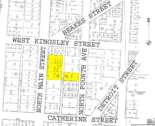 414 S Main St, Ann Arbor, MI à louer - Plan cadastral - Image 2 de 7