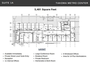 6856 Eastern Ave NW, Washington, DC for lease Floor Plan- Image 1 of 1