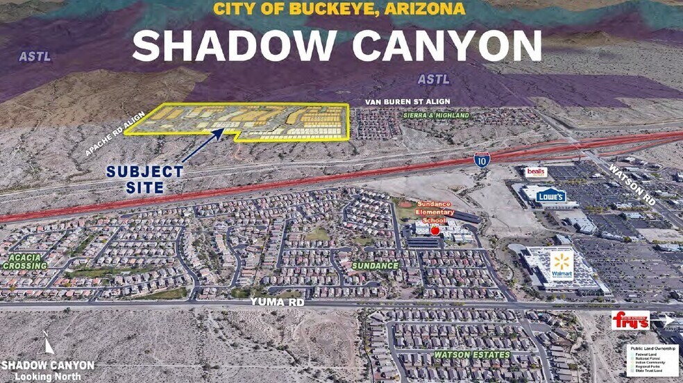SW Watson Rd & Van Buren Rd, Buckeye, AZ for sale - Building Photo - Image 1 of 5