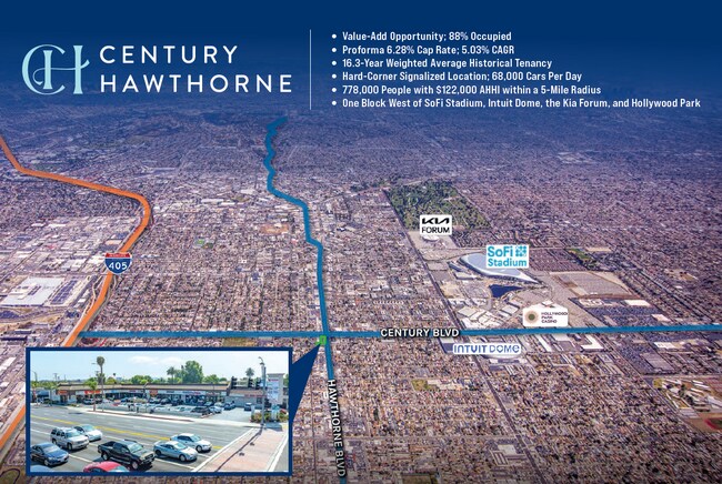 Plus de détails pour 10001-10025 Hawthorne Blvd, Inglewood, CA - Commerce de détail à vendre
