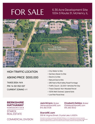 More details for 1004 S State Route 31, McHenry, IL - Land for Sale