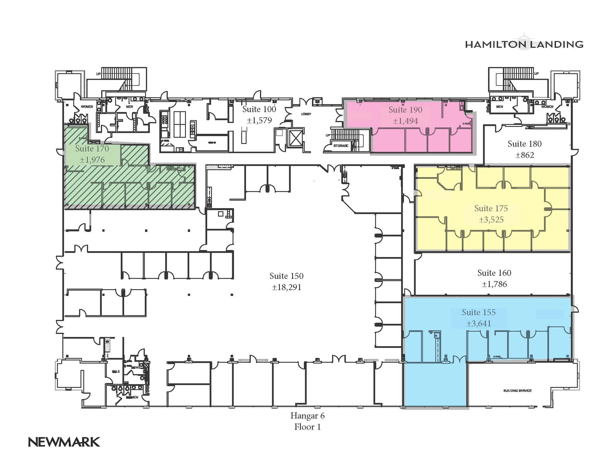 2-10 Hamilton Lndg, Novato, CA for lease Floor Plan- Image 1 of 1