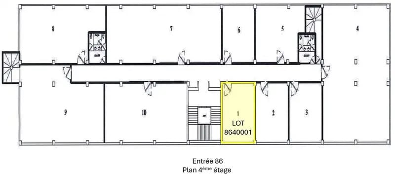 Retail in Ris-Orangis for lease Floor Plan- Image 1 of 3