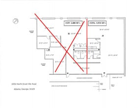2250 N Druid Hills Rd NE, Atlanta, GA for lease Floor Plan- Image 1 of 4