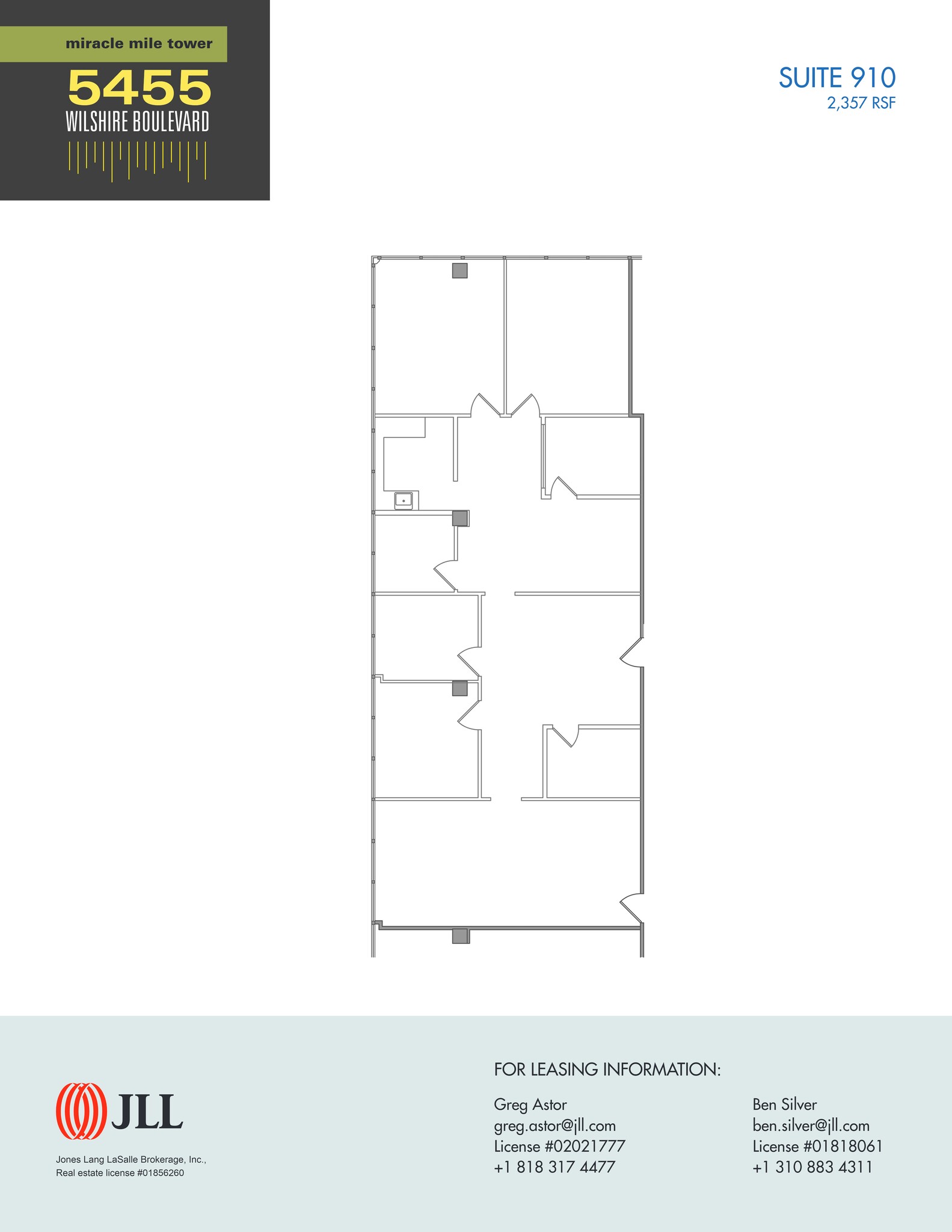 5455 Wilshire Blvd, Los Angeles, CA à louer Plan de site- Image 1 de 1