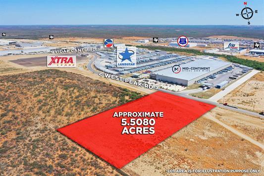 18514 W Peak Rd, Laredo, TX à vendre Aérien- Image 1 de 13