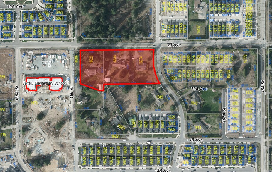 16674 20 Av, Surrey, BC à vendre - Aérien - Image 1 de 1