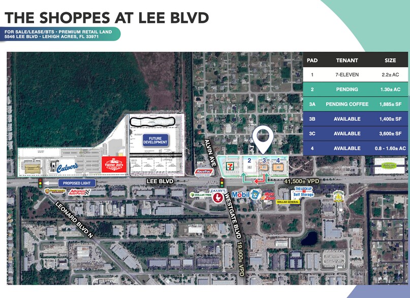 5546 Lee Blvd, Lehigh Acres, FL à louer - Photo du bâtiment - Image 2 de 2