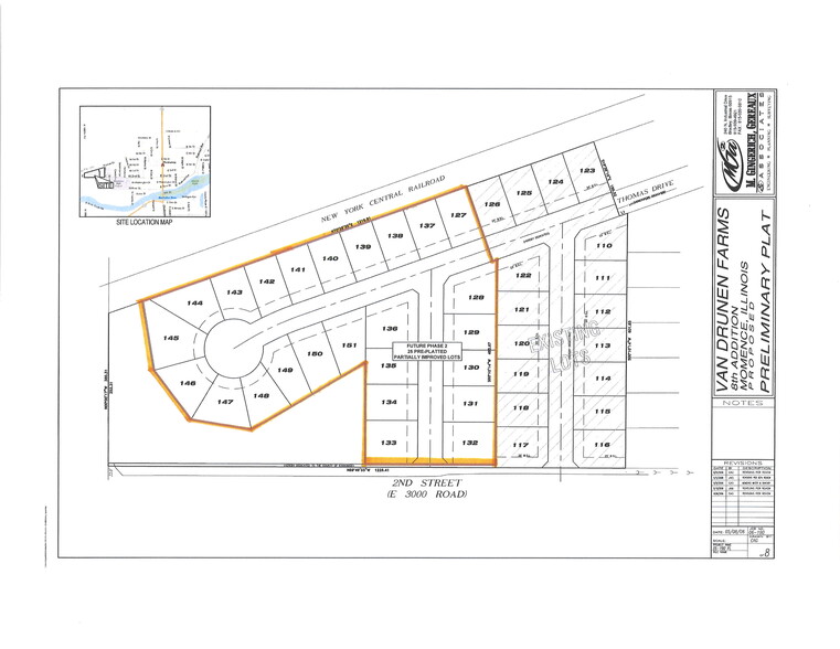 Lots 127-151 2nd Street St, Momence, IL à vendre - Plan de site - Image 1 de 1