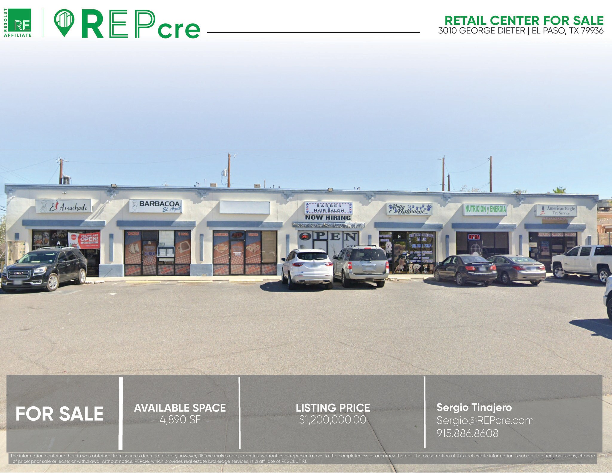 3010 George Dieter Dr, El Paso, TX à vendre Photo du bâtiment- Image 1 de 8