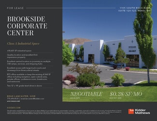More details for 1105 S Rock Blvd, Reno, NV - Flex, Industrial for Lease