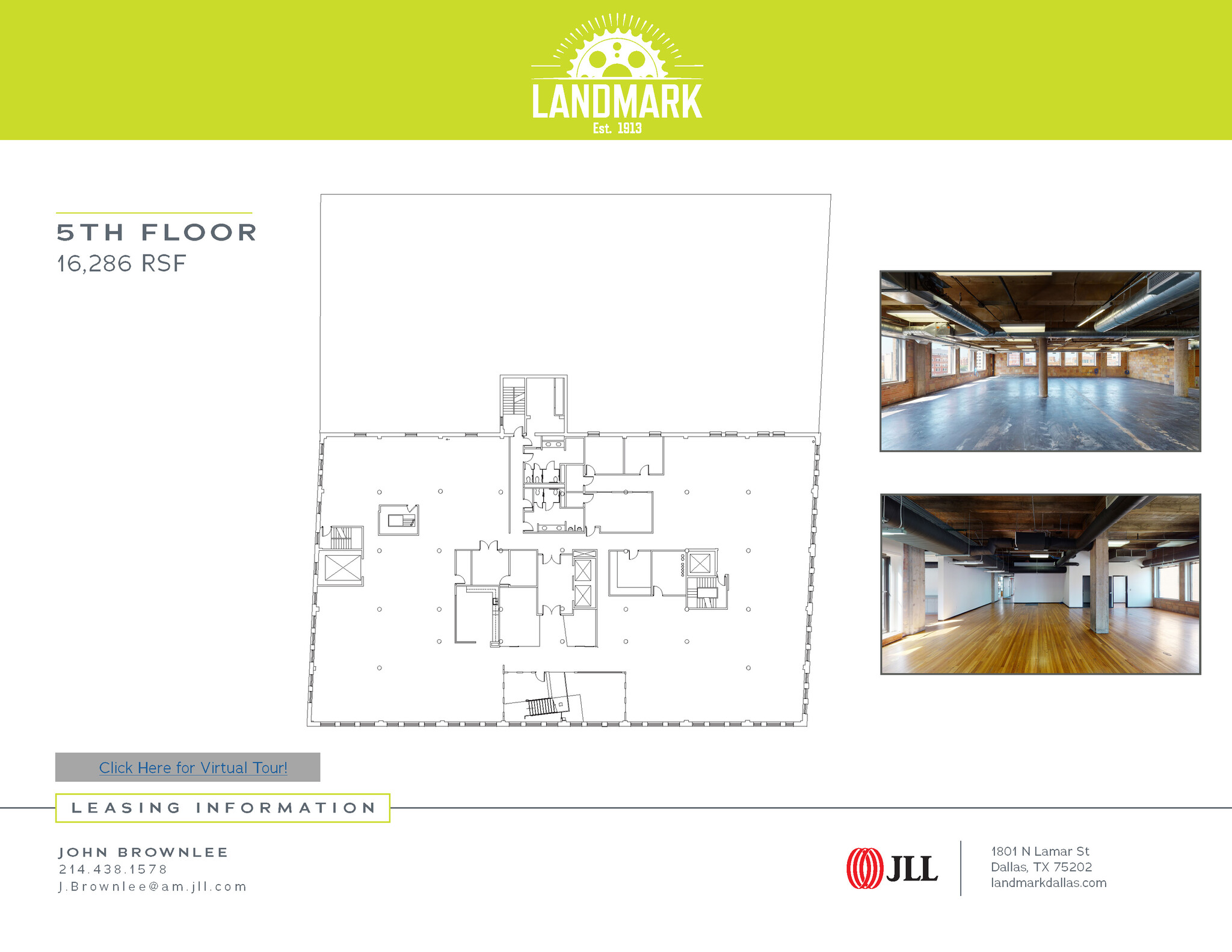 1801 N Lamar St, Dallas, TX à louer Plan d  tage- Image 1 de 6