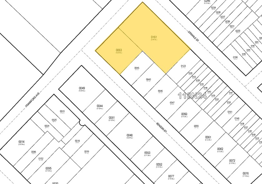 8525 Frankford Ave, Philadelphia, PA à vendre - Plan cadastral - Image 1 de 1