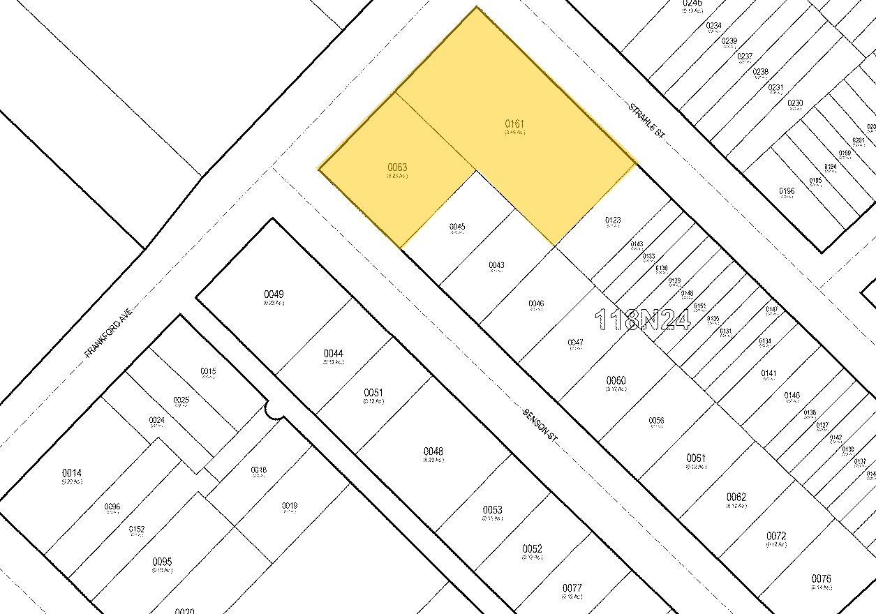 8525 Frankford Ave, Philadelphia, PA à vendre Plan cadastral- Image 1 de 1