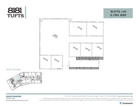 8181 E Tufts Ave, Denver, CO à louer Plan d’étage- Image 1 de 4