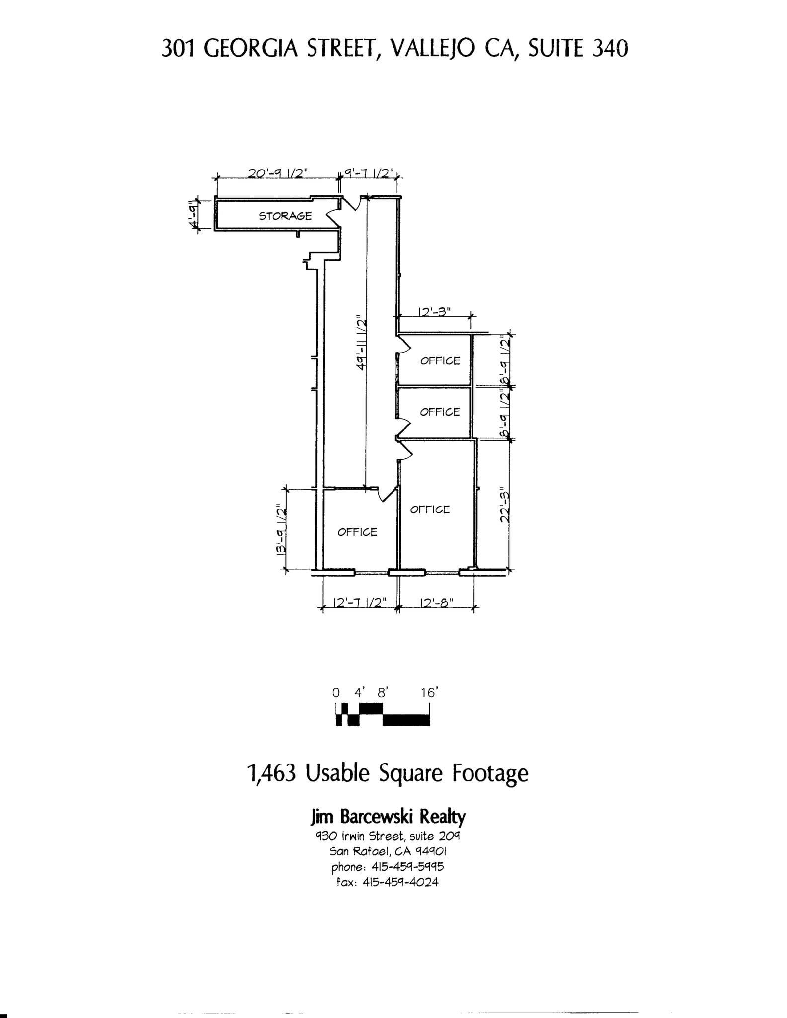 301 Georgia St, Vallejo, CA à louer Plan de site- Image 1 de 4