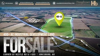 More details for Corner of Nestle Rd and I-555, Bay, AR - Land for Sale