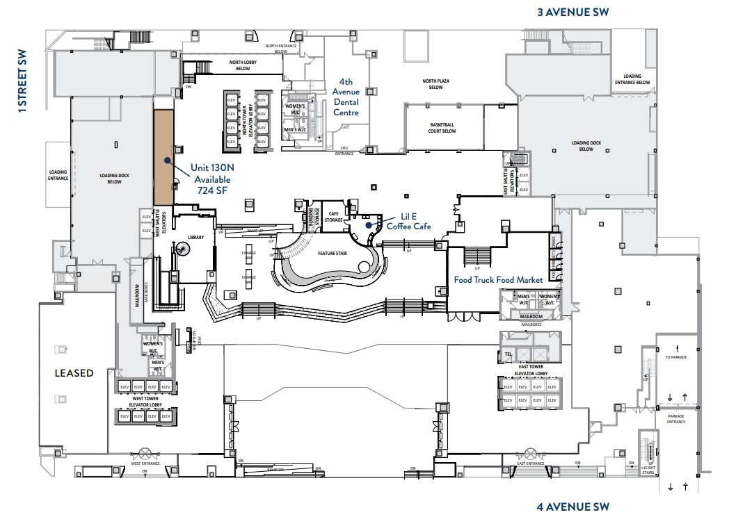 140 4 Av SW, Calgary, AB for lease Floor Plan- Image 1 of 1