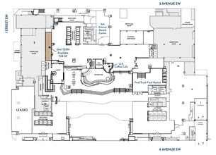 140 4 Av SW, Calgary, AB for lease Floor Plan- Image 1 of 1