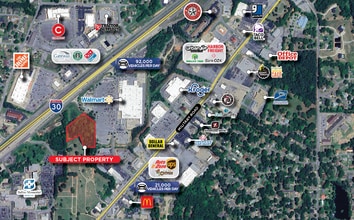 17279 17279 I-30 South, Benton, AR - AERIAL  map view