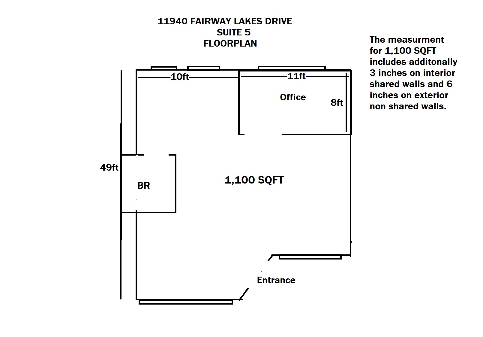 11940 Fairway Lakes Dr, Fort Myers, FL for lease Floor Plan- Image 1 of 1