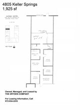 4801-4849 Keller Springs Rd, Addison, TX à louer Plan d’étage- Image 1 de 1