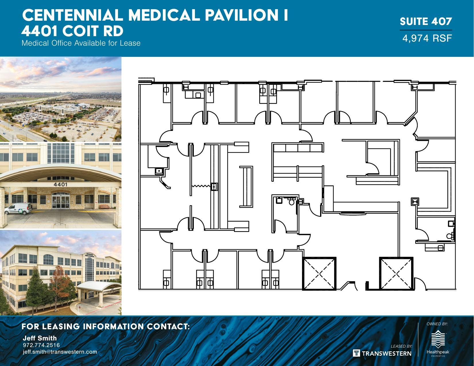 4401 Coit Rd, Frisco, TX à louer Plan d’étage- Image 1 de 1