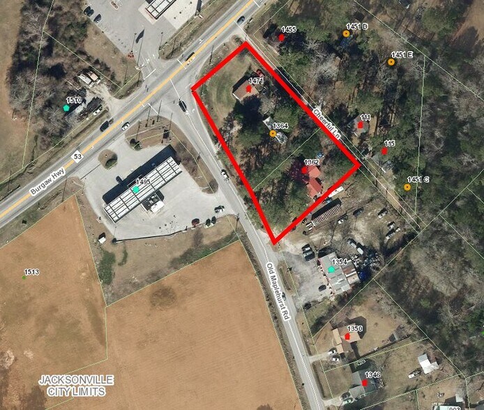 1471 Burgaw Hwy, Jacksonville, NC à vendre - Photo du bâtiment - Image 1 de 4