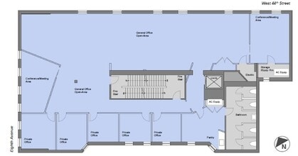 262-268 W 44th St, New York, NY for lease Floor Plan- Image 1 of 6