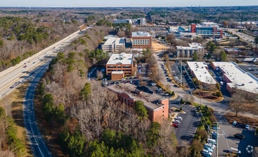 350 Ashville Ave, Cary, NC - AERIAL  map view