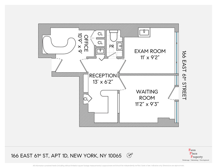 166 E 61st St, New York, NY à louer - Plan d  tage - Image 2 de 19