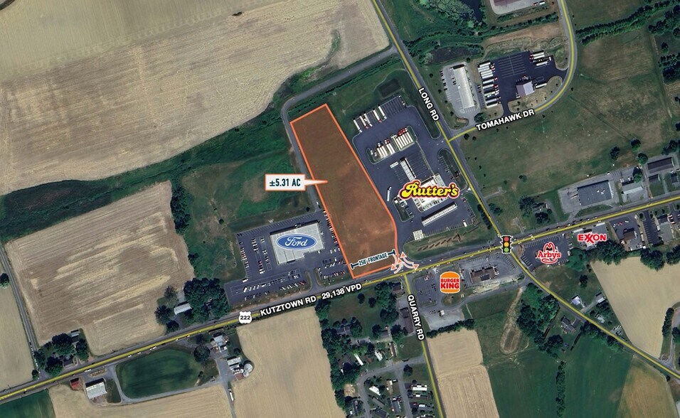 15475 Kutztown Rd, Kutztown, PA à louer - Aérien - Image 2 de 3