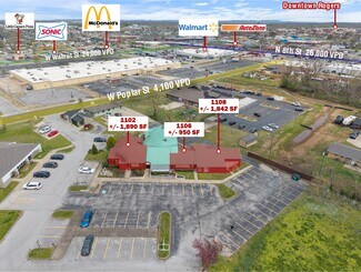 Plus de détails pour 1102-1108 Poplar Pl, Rogers, AR - Bureau à louer