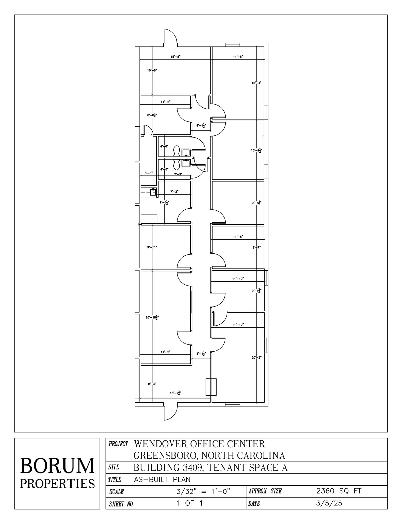 3409 W Wendover Ave, Greensboro, NC for lease Site Plan- Image 1 of 2