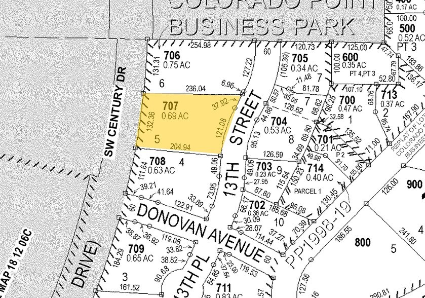 547 SW 13th St, Bend, OR à louer - Plan cadastral - Image 3 de 3