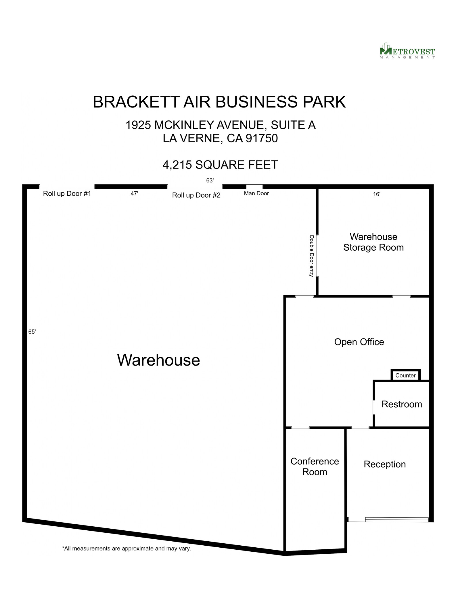 1925 McKinley Ave, La Verne, CA for lease Floor Plan- Image 1 of 1