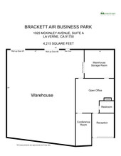 1925 McKinley Ave, La Verne, CA for lease Floor Plan- Image 1 of 1