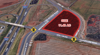 More details for Highway 20 & County Line Rd., Madison, AL - Land for Sale