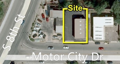 903 Motor City Dr, Colorado Springs, CO - Aerial map view