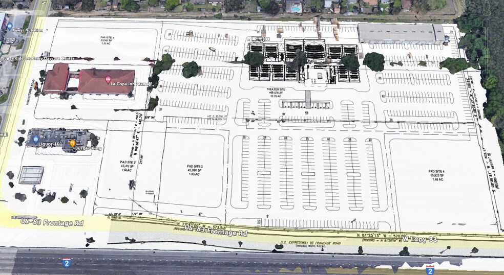 NEQ Tower Rd & Interstate 2, Alamo, TX à vendre - Photo du bâtiment - Image 2 de 3