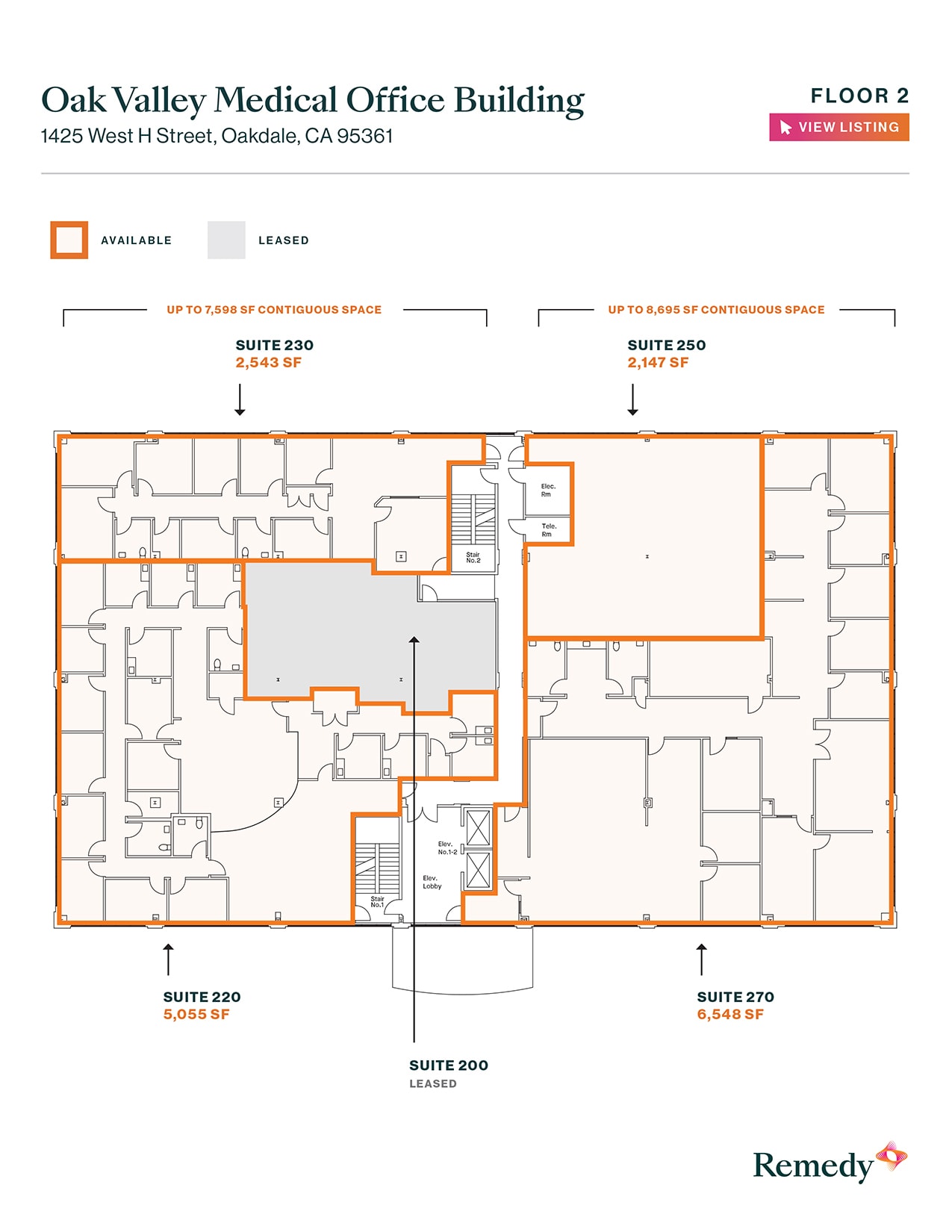 1425 W H St, Oakdale, CA à louer Plan d’étage- Image 1 de 1