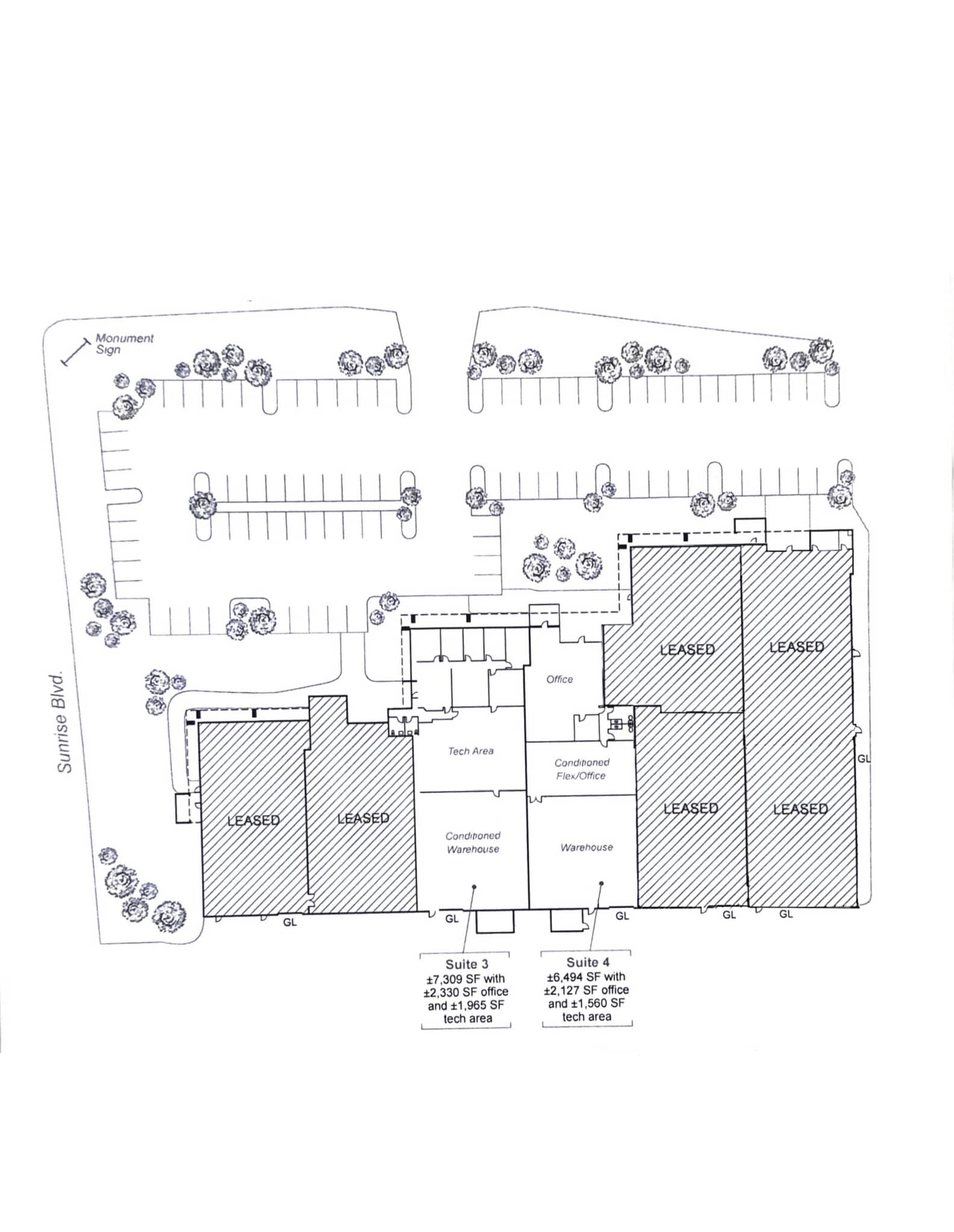 3235 Sunrise Blvd, Rancho Cordova, CA for lease Floor Plan- Image 1 of 1