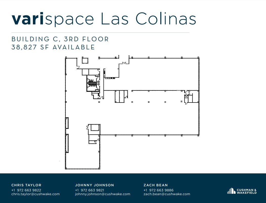 901 W Walnut Hill Ln, Irving, TX à louer Plan d’étage- Image 1 de 1