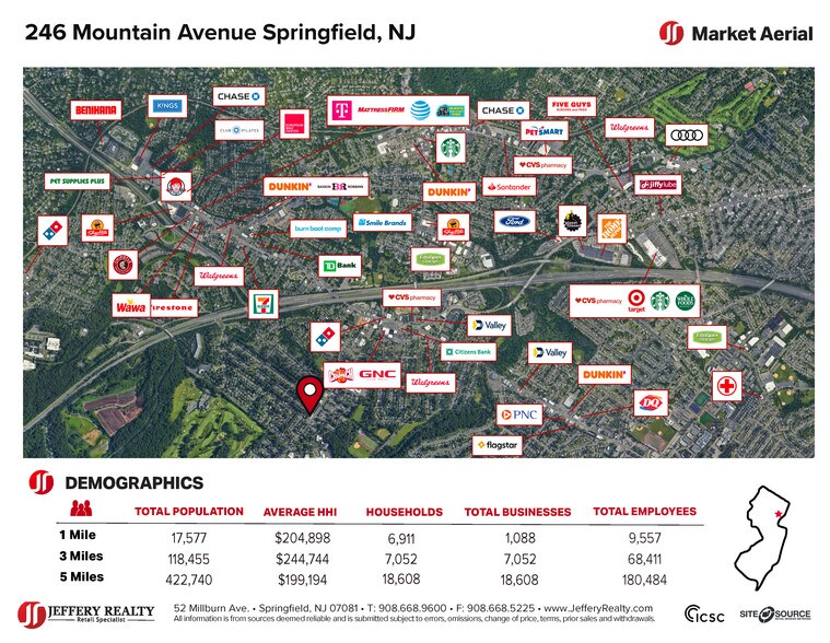 246 Mountain Ave, Springfield, NJ à louer - Photo du bâtiment - Image 3 de 3