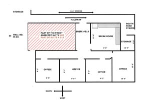 8344 Hall Rd, Utica, MI à louer Plan d’étage- Image 1 de 1