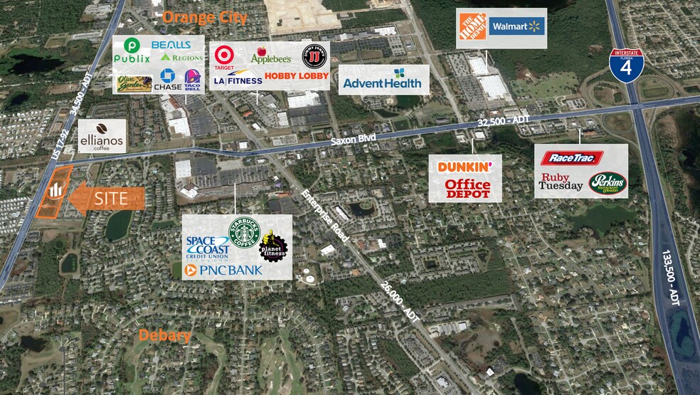 SEC Saxon Blvd, DeBary, FL à vendre - Aérien - Image 2 de 4