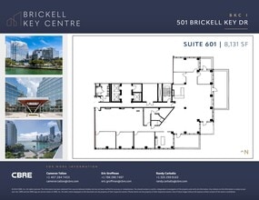 501 Brickell Key Dr, Miami, FL à louer Plan de site- Image 1 de 1