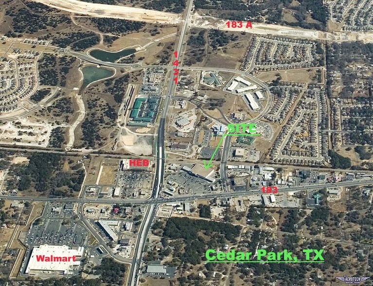 850 N Bell Blvd, Cedar Park, TX for lease - Aerial - Image 2 of 8